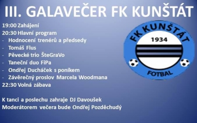 Galavečer FK Kunštát!!!!!